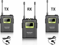 Saramonic Microfon Wireless Dinamic UWMIC9 (RX9+TX9+TX9) Montare pe Centură Jurnalistic