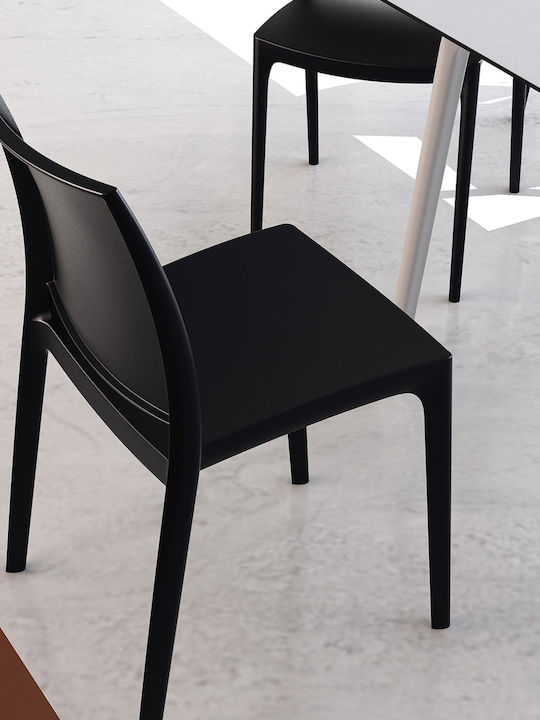 Outdoor Chair Polypropylene Maya Black Velvet-B...