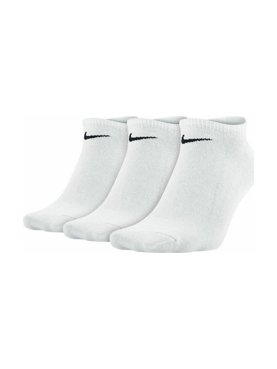 Nike Value Αθλητικές Κάλτσες Λευκές 3 Ζεύγη