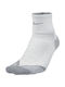 Nike Cush Running Socks White 1 Pair