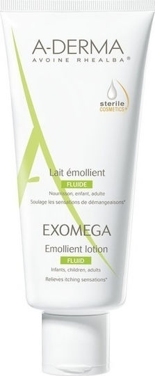 A-Derma Exomega Fluid Λοσιόν για Ατοπική Δερματίτιδα 200ml