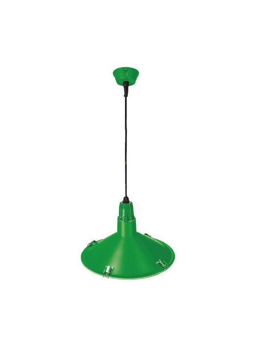 Aca Pendant Light Green Bell with Socket E27