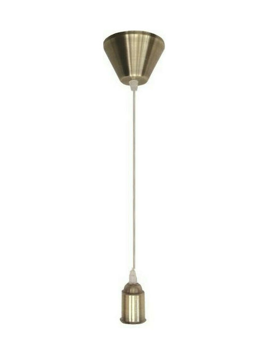Eurolamp Nude Pendant Lamp E27 Bronze
