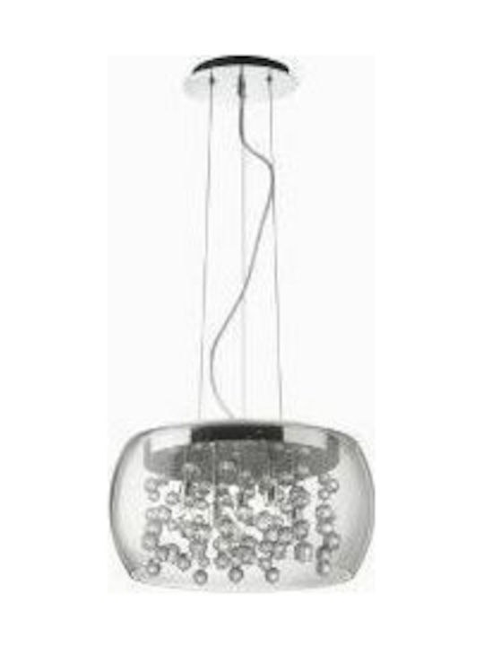 Ideal Lux Audi Chandelier with Crystals 5xG9 Transparent 40cm 031743