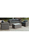 Arizona Outdoor Living Room Set 4 Pieces Anthracite with Pillows