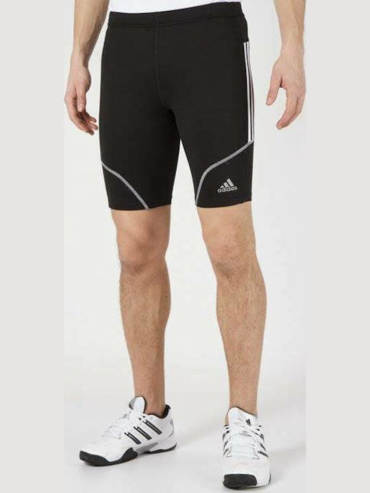 adidas Response Ανδρικό Αθλητικό Κολάν Κοντό Μαύρο