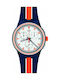 Swatch The Break Watch Chronograph with Blue Rubber Strap