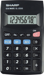 Sharp EL-233SBBK Calculator 8 Cifre