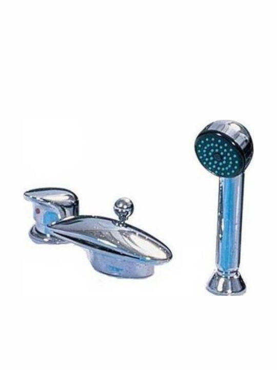 Sanitec Niagara 90-05-00174 Mischung Bade- / Duscharmatur Badewanne Komplettes Set Silber