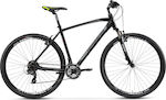 Lombardo Amantea 100 28" Μαύρο Ποδήλατο Trekking με 21 Ταχύτητες