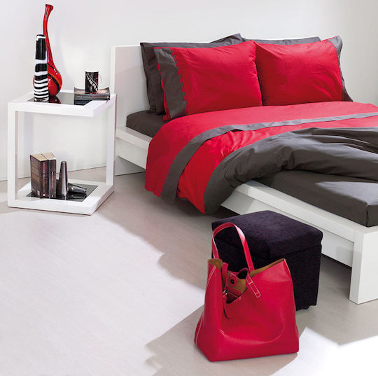 SB Home Pătură Supraînălțată 220x240 cm Minimal Smocky Neagră