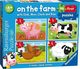 Kids Puzzle On the Farm for 1.5++ Years 14pcs Ravensburger