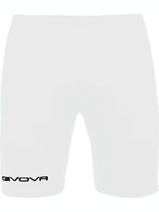 Givova Men's Sports Short Leggings White