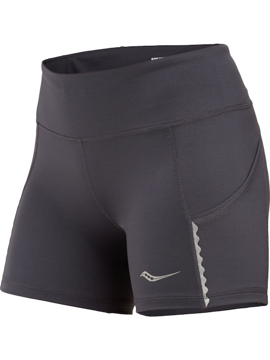 Saucony Bullet Tight Short Colanti de femei Colanti-scurti Gri