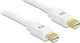 DeLock Кабел mini DisplayPort мъжки - mini DisplayPort мъжки 1м Бял (82794)