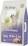 Profine Sterilised Ξηρά Τροφή για Ενήλικες Στειρωμένες Γάτες με Ρύζι / Κοτόπουλο 10kg