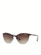 Vogue Women's Sunglasses with Black Metallic Frame and Brown Lenses VO 4058SB 997/13