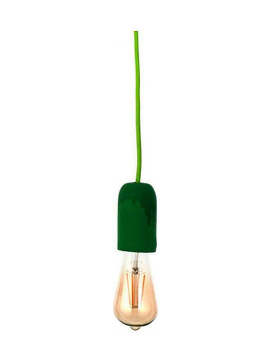 Inlight 4368 Adjustable Pendant Light Green with Socket E27 10cm