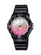 Casio Ladies Collection Watch Uhr mit Schwarz Kautschukarmband