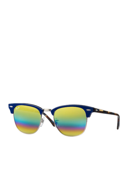 Ray Ban Clubmaster Unisex Γυαλιά Ηλίου με Μπλε ...
