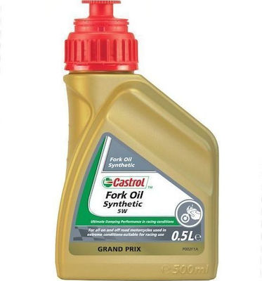 Castrol Fork Oil Synthetisch Motorrad-Gabelöl 5W 500ml