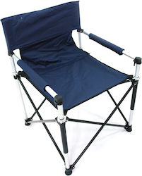 Solart Director's Chair Beach Aluminium Blue
