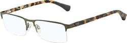 Emporio Armani Men's Prescription Eyeglass Frames Gray Tortoise