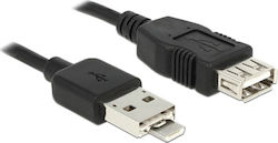 DeLock Regular USB to micro USB 0.2m Cable (83609) DeLock Regular USB to micro USB 0.2m Cable (83609)