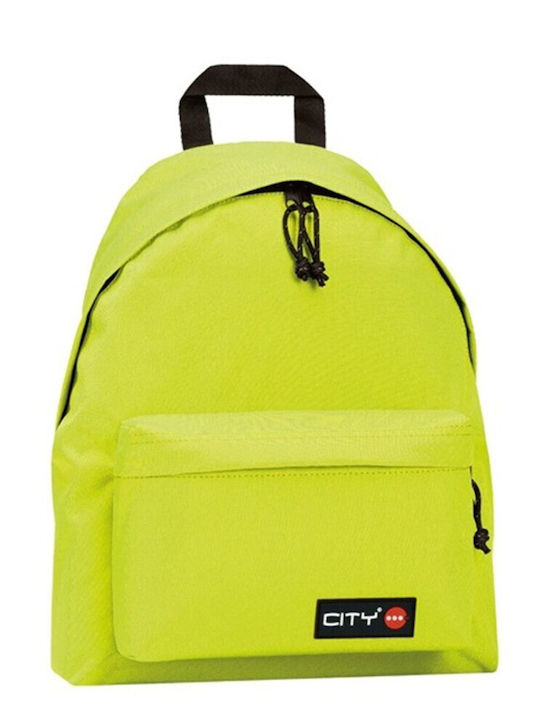 Lyc Sac City School Bag Backpack Junior High-High School in Yellow color 24lt