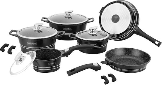 Royalty Line Kochgeschirr-Set Black 14Stück