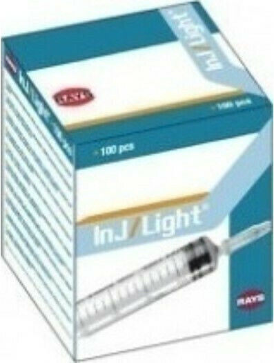 Rays Asu ενσωματωμένη 5ml 21G 100 τμχ
