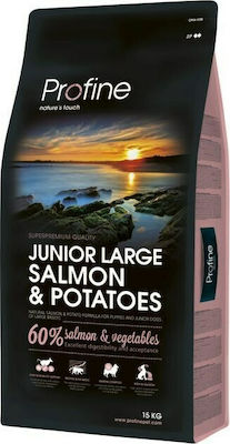 Profine Junior Large 15kg Dry Food for Puppies of Large Breeds with Salmon