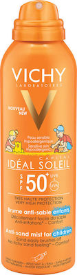 Vichy Αδιάβροχο Βρεφικό Αντηλιακό Spray Ideal Soleil για Πρόσωπο & Σώμα SPF50 200ml