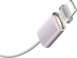 BWOO Magnetic USB to Lightning Cable Γκρι 1m (BW-U60)