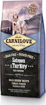 Carnilove Salmon & Turkey Puppy 12kg Ξηρά Τροφή για Κουτάβια χωρίς Σιτηρά με Γαλοπούλα / Σολομό