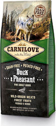 Carnilove Duck & Pheasant Adult 1.5kg Trockenfutter ohne Getreide für erwachsene Hunde mit Ente und Geflügel