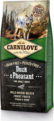 Carnilove Duck & Pheasant Adult 1.5kg Hrană Uscată fără Cereale pentru Câini Adulți cu Rață și Păsări de curte