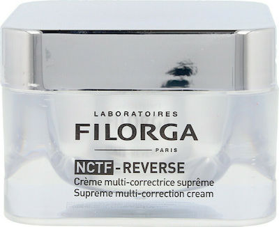 Filorga NCTF Reverse Feuchtigkeitsspendend & Anti-Aging Creme Gesicht mit Hyaluronsäure & Kollagen 50ml