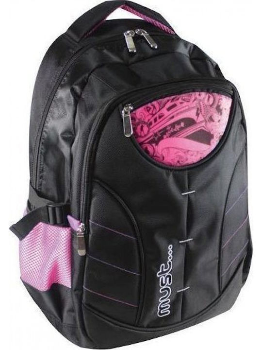 Must Alpha School Bag Backpack Junior High-High School in Black color