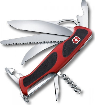 Victorinox Hunter Schweizer Taschenmesser mit Klinge aus Rostfreier Stahl