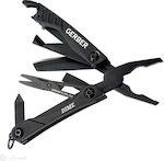 Gerber Dime Multi-tool Black with Blade made of Stainless Steel