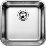 Blanco Supra 400-U 518201 Unterbau Spüle Inox Gebürstet B43xT43cm Silber