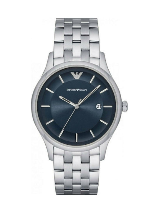 Emporio Armani Watch Battery with Silver Metal Bracelet