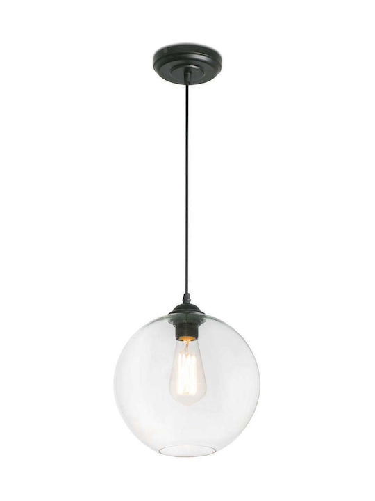 Faro Barcelona Clara Pendant Light Single-Light Ball for Socket E27 Transparent