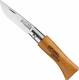 Opinel Carbon No 2 Pocket Knife Beige with Blade made of Carbon Steel