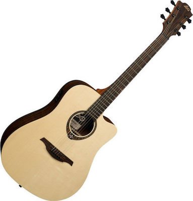 Lag Ηλεκτροακουστική Κιθάρα GLA Dreanought Snakewood Cwy Electro Cutaway Natural