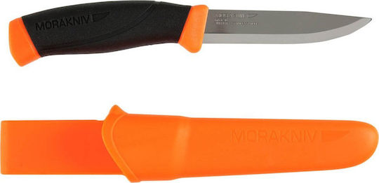 Morakniv Companion (S) Μαχαίρι Hi-Vis Orange σε Θήκη