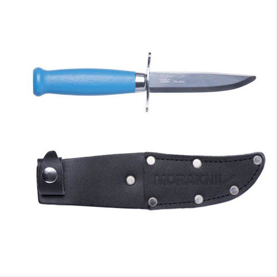 Morakniv Scout 39 Messer Blau in Lederhülle