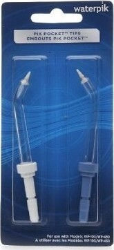 Waterpik Pik Pocket Tips PP 100-E Rezerve Capete Periuță Dinți Electrică 11428_13.39 2 Bucăți