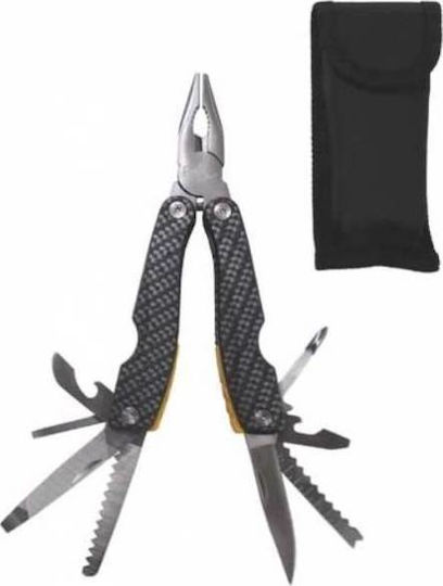 MFH Multi Tool Carbon Handle Πολυεργαλείο Μαύρο